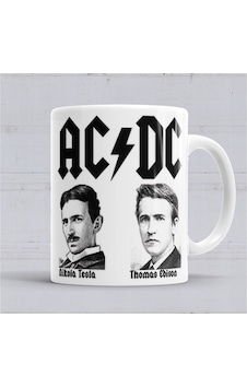 Ac Dc Tesla Ve Edison Kupa Bardak Porselen No36064 Karışık Ac Dc Tesla Ve Edison Kupa Bardak Porselen No36064 Karışık