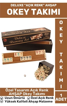 Premium Uzun Ömürlü Dayanıklı Aile Ev Arkadaş Kahve Cafe Oyun Takımı Ahşap Açık Renk 101 Okey Takımı Premium Uzun Ömürlü Dayanıklı Aile Ev Arkadaş Kahve Cafe Oyun Takımı Ahşap Açık Renk 101 Okey Takımı