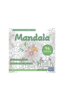 Çiçeklerin Huzurlu Dünyası Mandala Maxi Yayıncılık Çiçeklerin Huzurlu Dünyası Mandala Maxi Yayıncılık