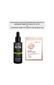 Dermal 3 Katmanlı Rose Gold Göz Maskesi 4 G + The Fair Caff-B3 Eye Illume Serum 30 ML Dermal 3 Katmanlı Rose Gold Göz Maskesi 4 G + The Fair Caff-B3 Eye Illume Serum 30 ML