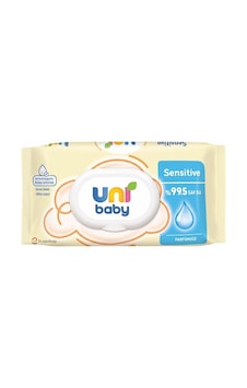 Uni Baby Sensitive Parfümsüz Islak Mendil, 90 Adet Uni Baby Sensitive Parfümsüz Islak Mendil, 90 Adet