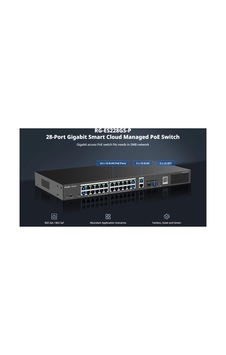 Ruıjıe Reyee Rg-es228gs-p 28port ,24 Port Poe 370w, 2port Gigabit Uplink, 2 Port Sfp, Colud Yönetilebilir Switch M Ruıjıe Reyee Rg-es228gs-p 28port ,24 Port Poe 370w, 2port Gigabit Uplink, 2 Port Sfp, Colud Yönetilebilir Switch M