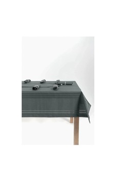 Colber Masa Örtüsü Seti - 12 Kişilik - 26 Parça Antrasit Colber Masa Örtüsü Seti - 12 Kişilik - 26 Parça Antrasit
