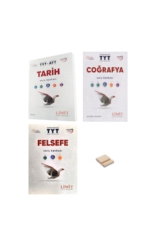 Limit Tyt Tarih Coğrafya Ve Felsefe Soru Bankası 3lü Set + Telefon Standı Limit Tyt Tarih Coğrafya Ve Felsefe Soru Bankası 3lü Set + Telefon Standı