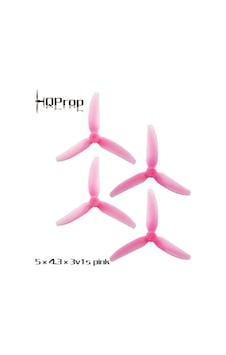 Hqprop 5x4.3x3v1s" 3 Bıçaklı 2cw+2ccw Drone Pervanesi Hqprop 5x4.3x3v1s" 3 Bıçaklı 2cw+2ccw Drone Pervanesi