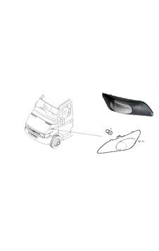 Iveco Daıly 2009 2012 Çamurluk Sinyal Beyaz Sol