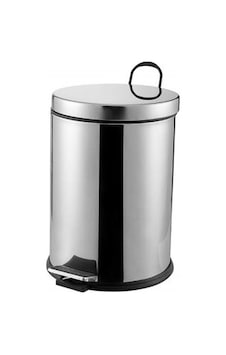 Qs Plastik Qs-454 Beray Bry-0345 No-12 Pedallı Çöp Kovası 12l Krom Metal Çok Renkli Qs Plastik Qs-454 Beray Bry-0345 No-12 Pedallı Çöp Kovası 12l Krom Metal Çok Renkli