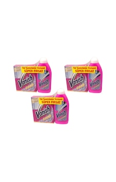 Vanish Kosla Gold Toz Tül Temizleyici 3 x 450 ML + Vanish Kosla Gold Tül Parlatıcı 3 x 450 ML