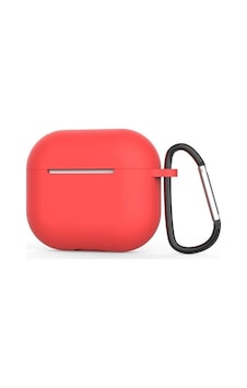 Apsuwa Apple Uyumlu AirPods 4 Kılıfı Silikon Kırmızı Kırmızı Apsuwa Apple Uyumlu AirPods 4 Kılıfı Silikon Kırmızı Kırmızı
