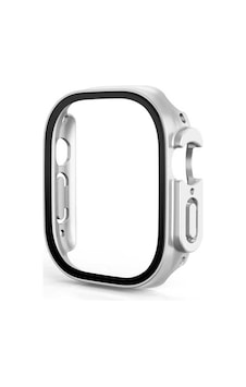 Apple Watch Ultra 1/2/3 49mm İle Uyumlu Sert Pc Kasa Ve Ekran Koruyucu 19 Çok Renkli