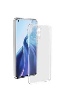 Zore Xiaomi Mi 11 Lite Uyumlu Şeffaf Seri Arka Koruma Kılıf - Şeffaf Şeffaf