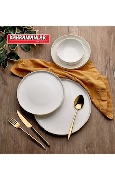 Zühre 55 Prç Yemek Takımı Gold Yaldızlı Zühre 55 Prç Yemek Takımı Gold Yaldızlı