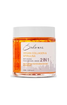 Soho N.y.c. Vegan Kolajen Anti Aging-yaşlanma Karşıtı Durulanmayan Maske Etkili Serum 100 Ml Soho N.y.c. Vegan Kolajen Anti Aging-yaşlanma Karşıtı Durulanmayan Maske Etkili Serum 100 Ml