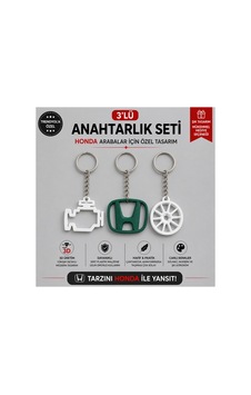 Arabacılara Özel Üçlü Honda Anahtarlık Seti Arabacılara Özel Üçlü Honda Anahtarlık Seti