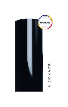 Parlak Siyah Yapışkanlı Kaplama Folyosu 61 CM X 4 MT Parlak Siyah Yapışkanlı Kaplama Folyosu 61 CM X 4 MT