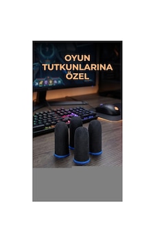 Dayanıklı Oyuncu Parmaklık Eldivenleri 4'lü Set, Hassas Kontrol İçin Tasarlandı