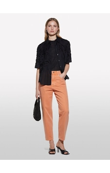 Sisley %100 Pamuk Taş Yıkama Normal Bel Mom Fit Denim Pantolon Kadın Turuncu Denim Pantolon - 325p4tfhle04ı Sisley %100 Pamuk Taş Yıkama Normal Bel Mom Fit Denim Pantolon Kadın Turuncu Denim Pantolon - 325p4tfhle04ı