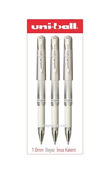 Uniball Signo Broad 1.0 Mm Beyaz Davetiye Kalemi 3 Adet Diğer Uniball Signo Broad 1.0 Mm Beyaz Davetiye Kalemi 3 Adet Diğer