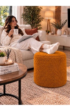 Nuvia Teddy Puf 35x36 Cm Yumuşak Dokulu Kumaş Kaymaz Tabanlı Dekoratif Makyaj Ve Oturma Pufu Turuncu Turuncu Nuvia Teddy Puf 35x36 Cm Yumuşak Dokulu Kumaş Kaymaz Tabanlı Dekoratif Makyaj Ve Oturma Pufu Turuncu Turuncu