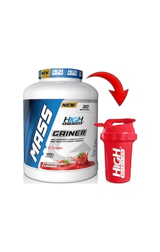 Mass Gainer 3600 Gr Hacim Kütle Kas Karbonhidrat Tozu Çilek Aromalı Shaker Hediyeli Mass Gainer 3600 Gr Hacim Kütle Kas Karbonhidrat Tozu Çilek Aromalı Shaker Hediyeli