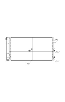 Orıs Klima Kondenseri Fıat Panda 1.1i-1.2i 03 Oto.-mek. Cfı771016 51782753