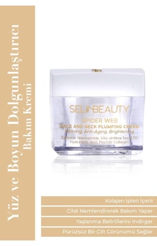 Selin Beauty Örümcek Ağı Yüz ve Boyun Dolgunlaştırıcı Bakım Kremi 50 ML﻿﻿