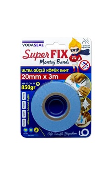 Mey İthalat Plentifulvodaseal Süper Fix Çift Taraflı Montaj Bandı 20 Mm 3 Metre Mey İthalat Plentifulvodaseal Süper Fix Çift Taraflı Montaj Bandı 20 Mm 3 Metre