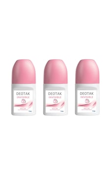 Deotak Roll-On Invisible Pembe 3 x 35 ML Deotak Roll-On Invisible Pembe 3 x 35 ML