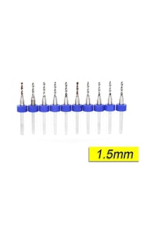PCB Mikro Karbür CNC Matkap Ucu 10lu Set 1,50mm Tungsten 18 Shank PCB Mikro Karbür CNC Matkap Ucu 10lu Set 1,50mm Tungsten 18 Shank