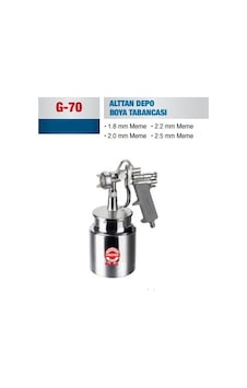 Proter G 70 Alttan Depolu Boya Tabancası 1.8 MM