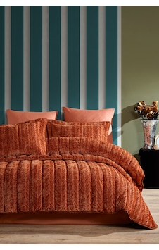 Elart Velvet Comfort Set Uyku Seti Tek Kişilik Kadife 2 Parça 175x220 Cm Tarçın Elart Velvet Comfort Set Uyku Seti Tek Kişilik Kadife 2 Parça 175x220 Cm Tarçın