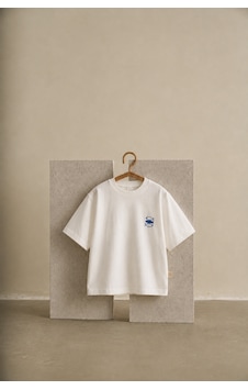Oh La La Koala Balık Nakışlı Çocuk T-shirt Beyaz Oh La La Koala Balık Nakışlı Çocuk T-shirt Beyaz