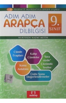 9. Sınıf Adım Adım Arapça Dilbilgisi / Nurtekin Nazmi Metin