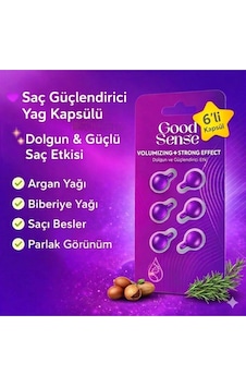 Argan & Biberiye Yağlı Saç Bakım Kapsülü 6'lı Argan & Biberiye Yağlı Saç Bakım Kapsülü 6'lı