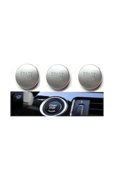 Bmw E60 E90 E84 E70 E71 E72 Start Stop Düğme Kapağı Gümüş 61319154945/61316966714/61316960743