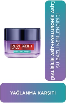 Revitalift Filler Yağlanma Karşıtı Su Bazlı Nemlendirici Jel Krem - Salisilik Asit & Hyaluronik Asit 3600524213763-10674 Revitalift Filler Yağlanma Karşıtı Su Bazlı Nemlendirici Jel Krem - Salisilik Asit & Hyaluronik Asit 3600524213763-10674