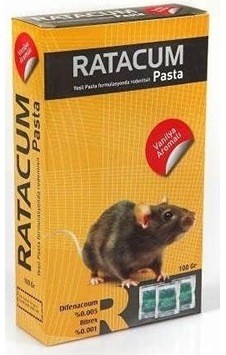 Ratacum Kemirgen Sıçan Fare Zehri 100 Gr