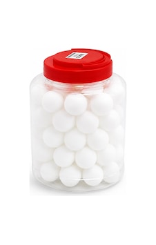 İbico İ19-008 Beyaz Masa Tenisi Pinpon Topu - Plastik Kova Kutulu- 60'li Paket