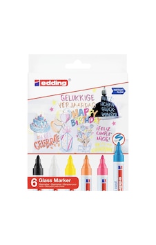 Edding Cam Yazı Tahtası Kalemi E-95 6 Lı Set Edding Cam Yazı Tahtası Kalemi E-95 6 Lı Set