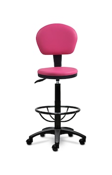 Ofiscombin Ofis Büro Döner Tekerlekli Amortisörlü Arkalıklı Sırtlı Yüksek Bar Taburesi Pembe Deri 00047499504 Ofiscombin Ofis Büro Döner Tekerlekli Amortisörlü Arkalıklı Sırtlı Yüksek Bar Taburesi Pembe Deri 00047499504