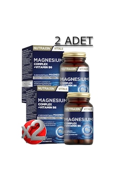 2 Adet Nutraxin Magnezyum Complex 60 Adet Tablet 125 Mg - Bisiglinat-taurat-malat-sitrat-b6 2 Adet Nutraxin Magnezyum Complex 60 Adet Tablet 125 Mg - Bisiglinat-taurat-malat-sitrat-b6