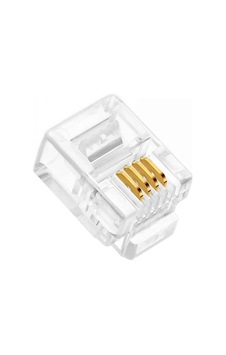 Powermaster Telefon Soketi RJ11 6P/4C 100'lük Paket