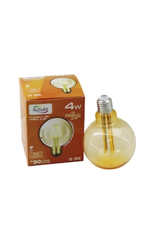 4w - E27 Gold Color Flament Rustik Ampul 400lumen - 2200k Kırılmaz Gövde 5224 4w - E27 Gold Color Flament Rustik Ampul 400lumen - 2200k Kırılmaz Gövde 5224