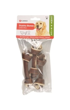 Flamingo Duetto Kuzu ve Pirinçli Köpek Kemik Ödülü Medium 3 Adet Flamingo Duetto Kuzu ve Pirinçli Köpek Kemik Ödülü Medium 3 Adet