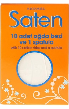 Aromel Saten Ağda Bezi 10'lu + Spatula