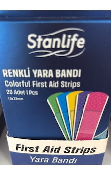Stanlife Renkli Yara Bandı 20li Stanlife Renkli Yara Bandı 20li
