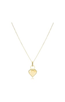 Kalp Vıp Kolye Gold 45cm Altın Kalp Vıp Kolye Gold 45cm Altın