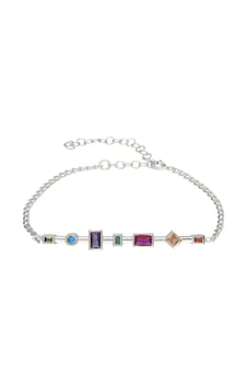 Renkli Taşlı Bileklik 719460 Silver Renkli Taşlı Bileklik 719460 Silver
