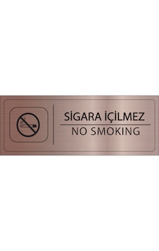 Mayeka Sigara İçilmez İsimlik Bronz Metal Kapı İsimliği Levhası Yönlendirme Tabelası Mayeka Sigara İçilmez İsimlik Bronz Metal Kapı İsimliği Levhası Yönlendirme Tabelası