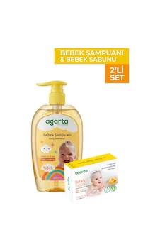 Agarta Bebek Şampuanı Ve Bebek Sabunu 1 Adet Bakım Seti Agarta Bebek Şampuanı Ve Bebek Sabunu 1 Adet Bakım Seti